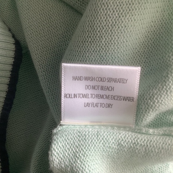 Modcloth Anthro Ringer Cardigan Sweater Aqua S - Picture 15 of 16